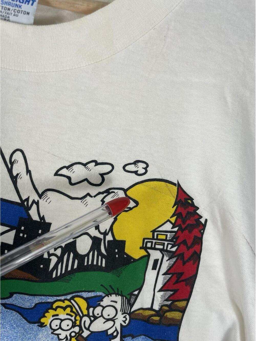 Vintage Sights of Nova Scotia Gildan Heavyweight Made In Canada T-shirt Sz XL - Picture 15 of 15